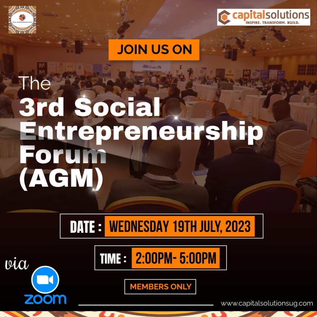 AGM, Annual General Meeting, SEF, Social Entrepreneurship Forum